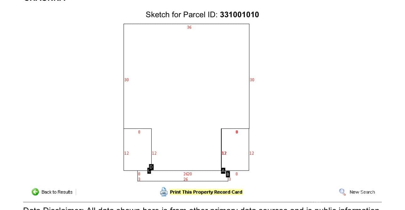 Previous Home Sketch - 236 S Patterson Street, Maxton