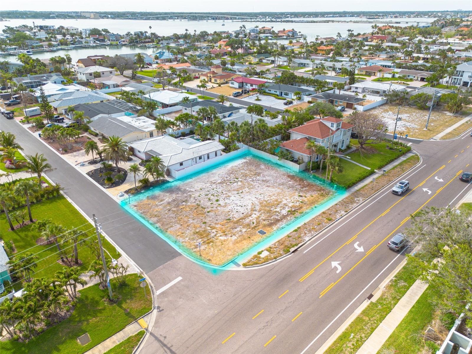 Land at GULF BLVD, BELLEAIR BEACH, photo 2 of 9
