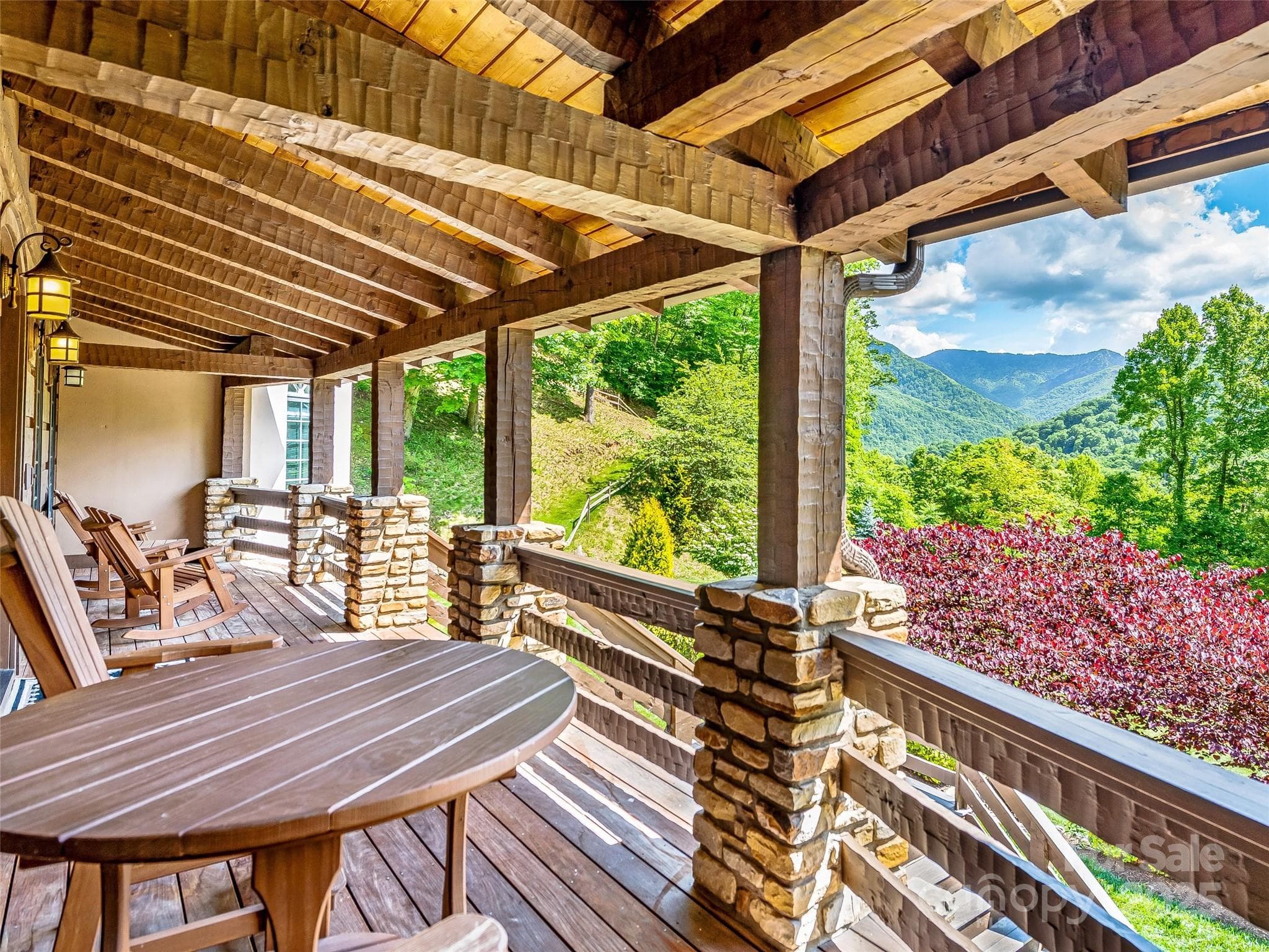Lose yourself in the views from the front porch. - 202 Emerald Lane, Maggie Valley