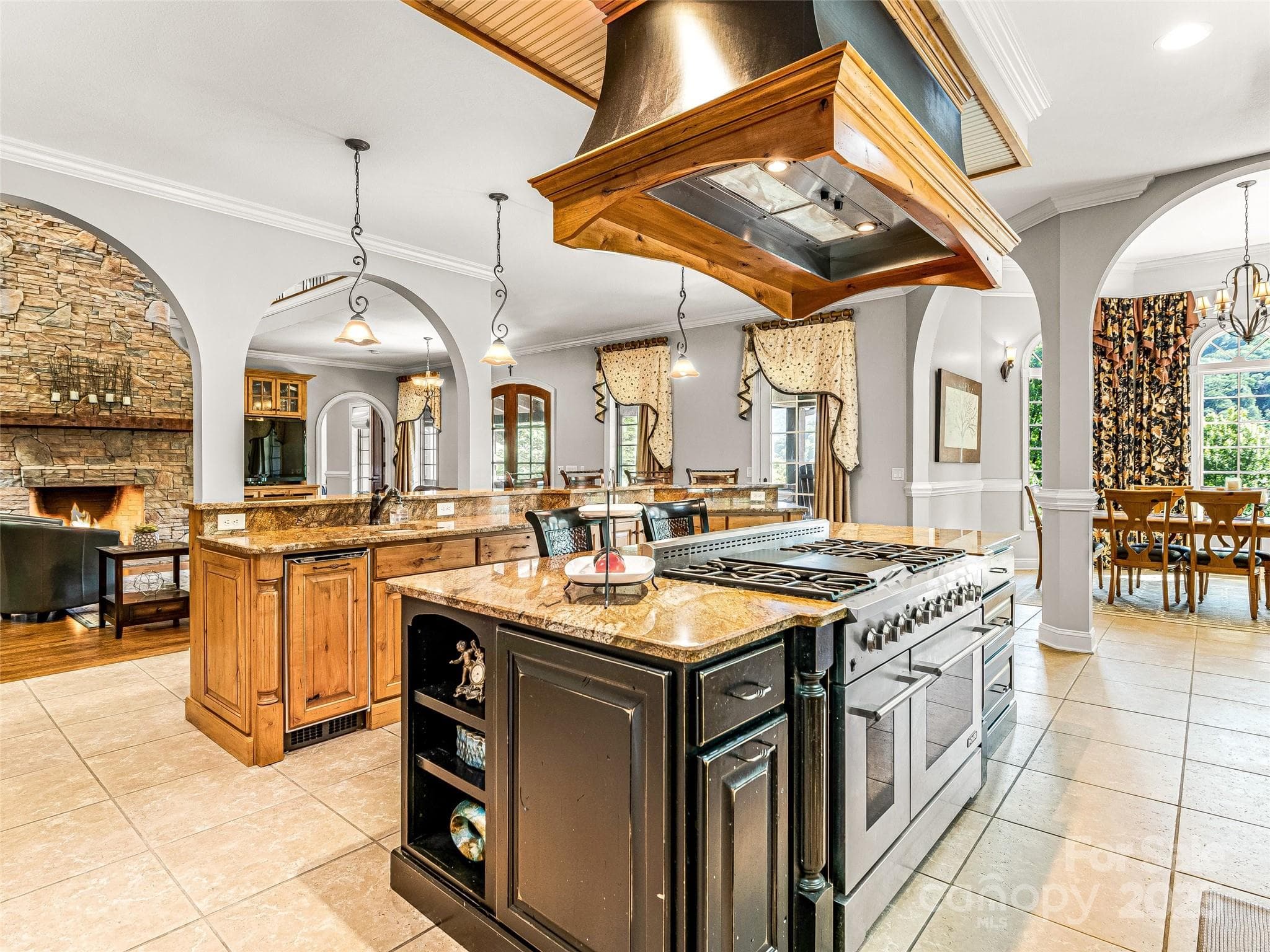 Gourmet kitchen. - 202 Emerald Lane, Maggie Valley