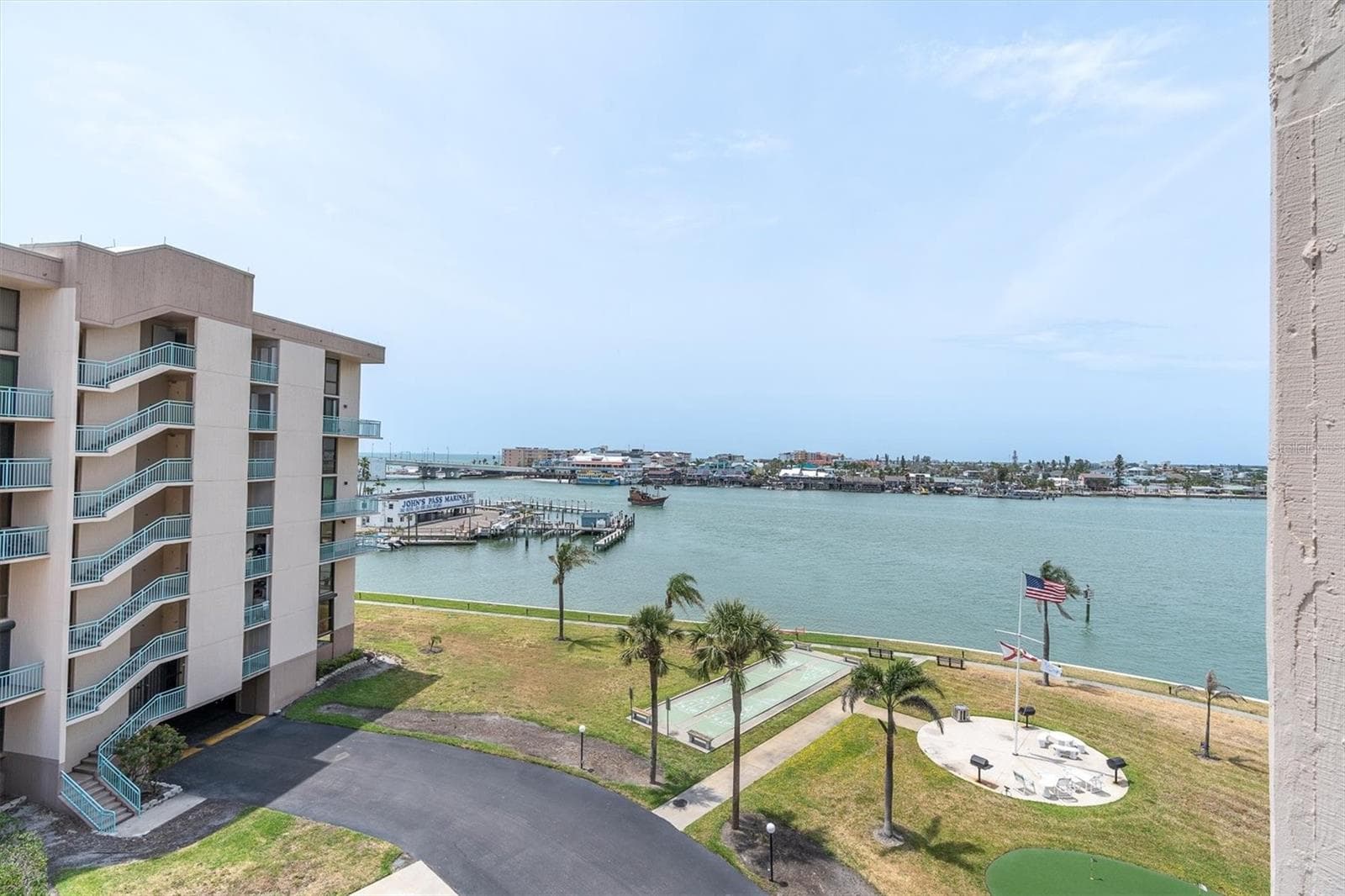 View from Balcony Off Master Br - 1 KEY CAPRI #502E, TREASURE ISLAND