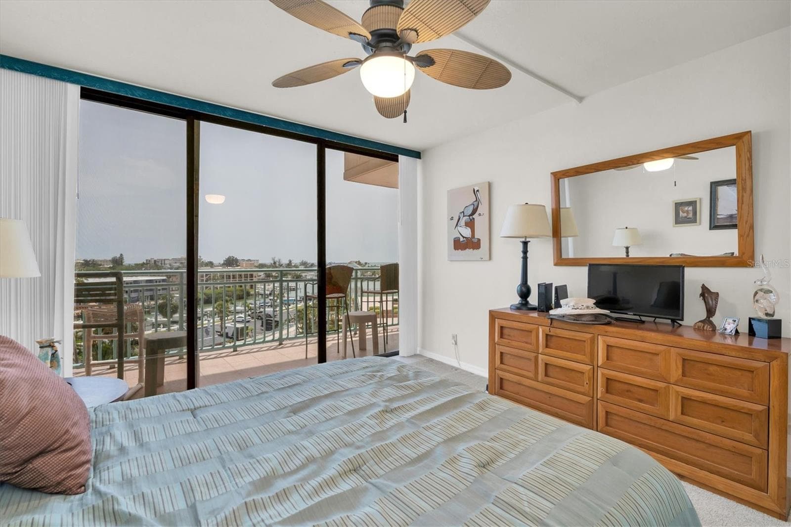Guest Bedroom - served by a balcony also! - 1 KEY CAPRI #502E, TREASURE ISLAND