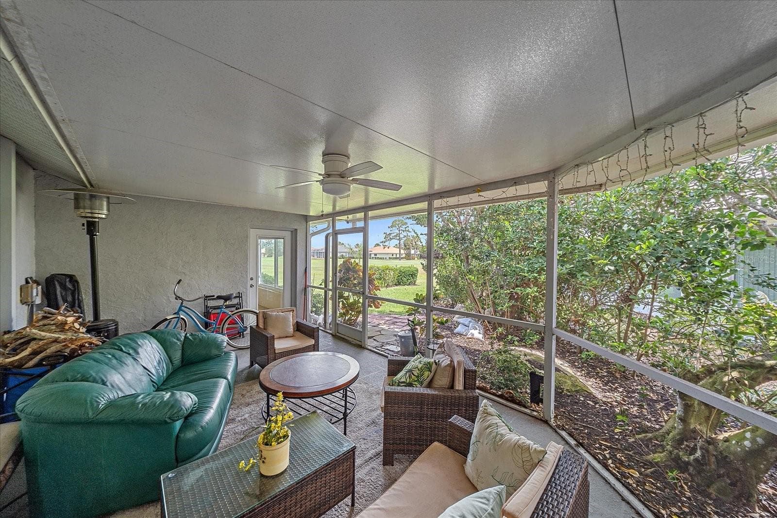 Screened in Lanai off Florida Room - 1432 COLONY PL, VENICE