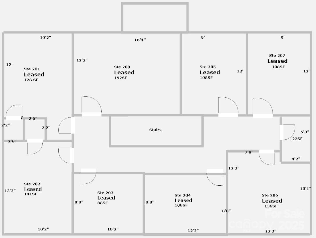 Second Floor Layout - Charlotte