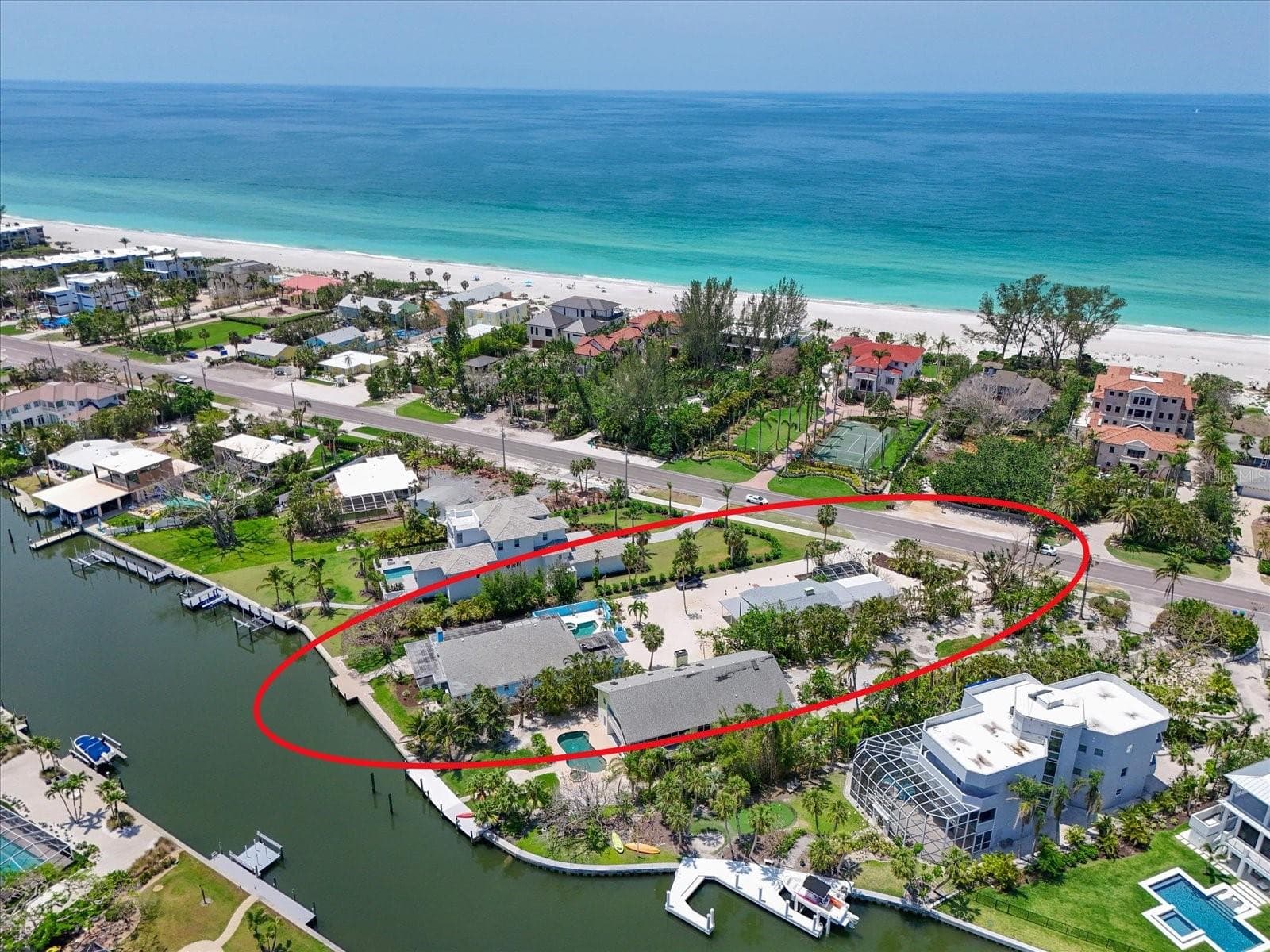 Northwest aerial shot - 5924 GULF OF MEXICO DR, LONGBOAT KEY