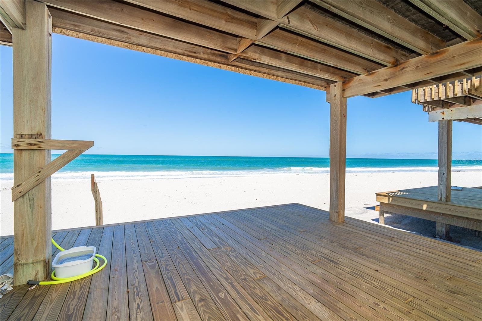 Downstairs Deck. - 301 S GULF BLVD #3, PLACIDA