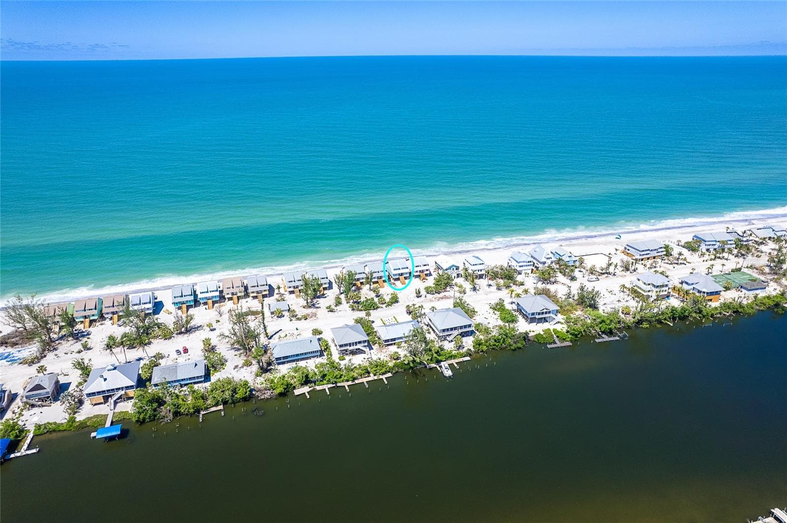 Aerial View. - 301 S GULF BLVD #3, PLACIDA