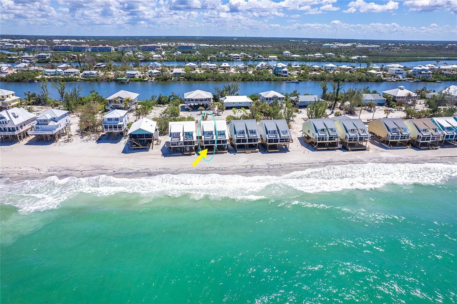 aerial View. - 301 S GULF BLVD #3, PLACIDA