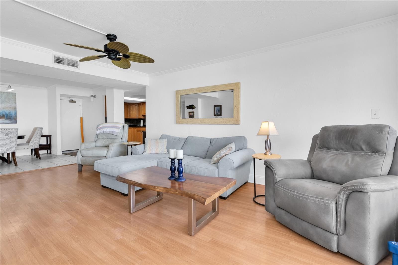 Living Area opens to kitchen - 1 KEY CAPRI #303E, TREASURE ISLAND