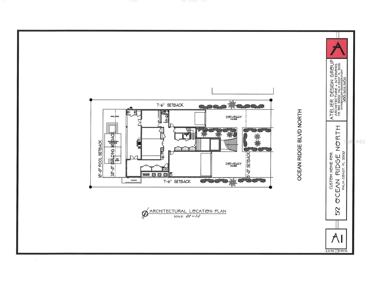LOCATION PLAN - 52 OCEAN RIDGE BLVD N, PALM COAST