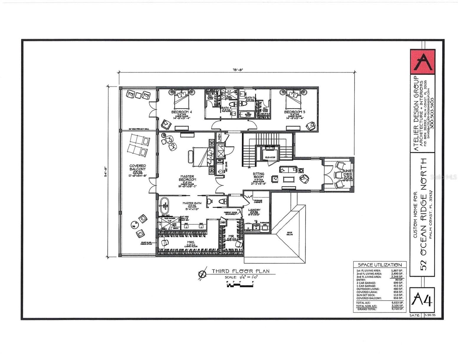 THIRD FLOOR - 52 OCEAN RIDGE BLVD N, PALM COAST