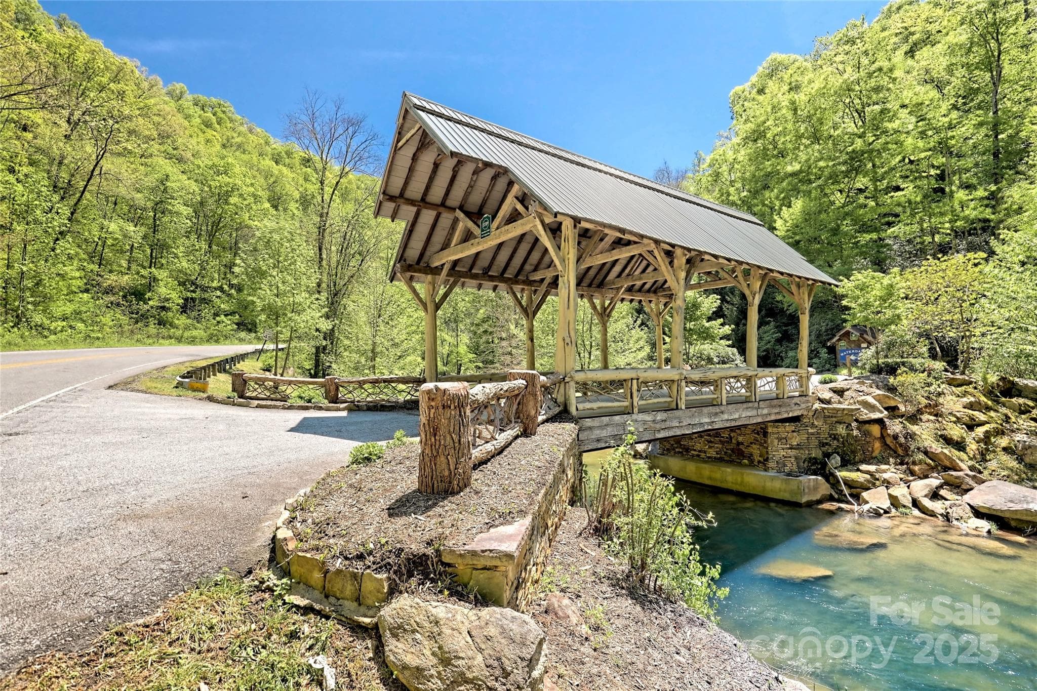 Waterdance Covered Bridge Entrance - Lot 13 Hares Ear Lane, Tuckasegee