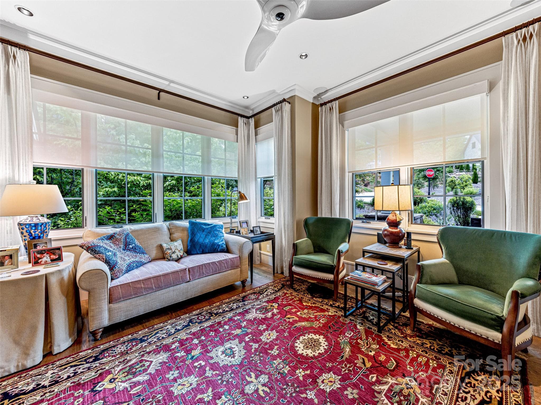 A light filled and very comfortable Den on the main level - 3 Bayonne Trail, Asheville