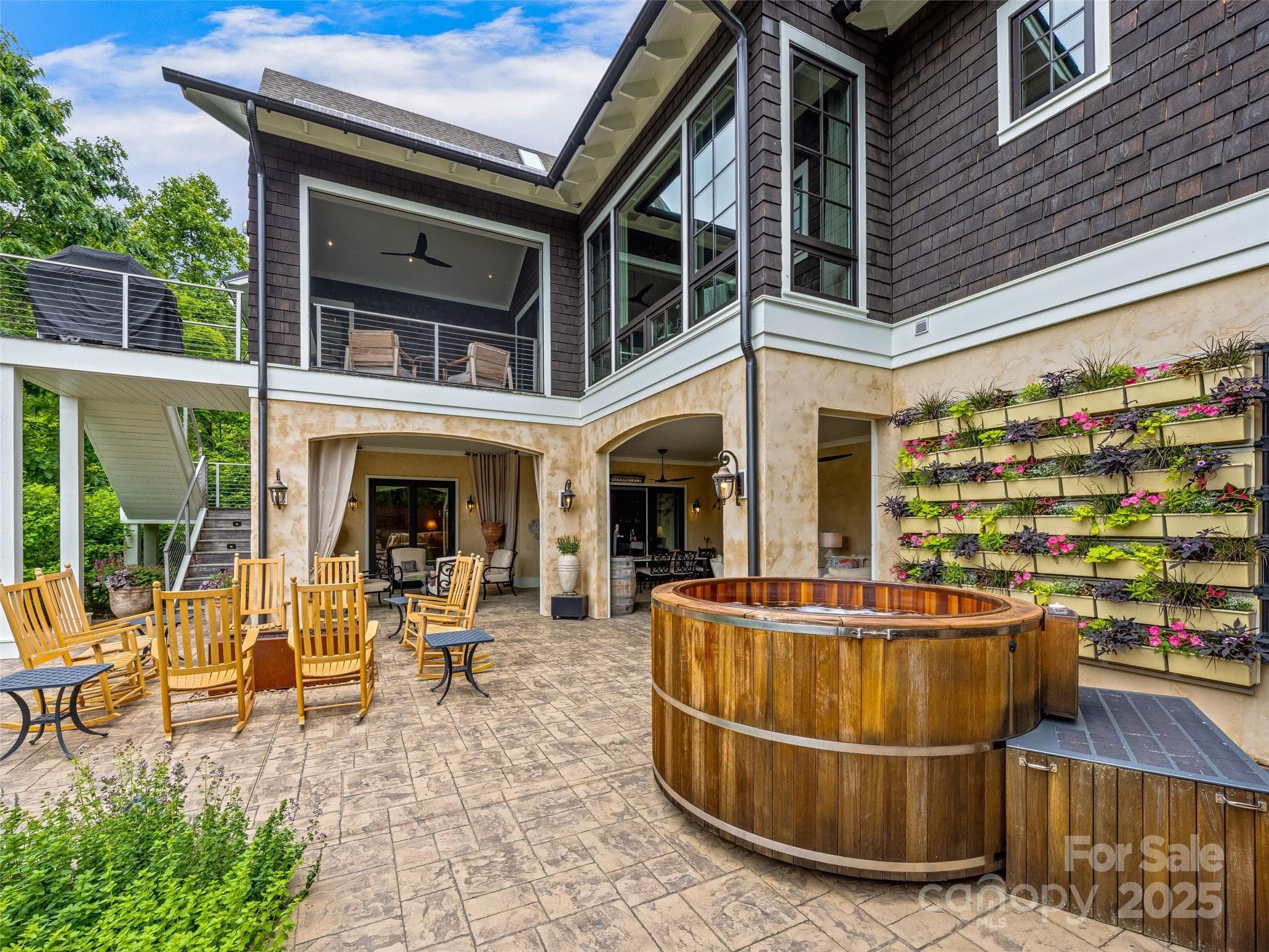 A private oasis on the Outdoor Terrace - 3 Bayonne Trail, Asheville