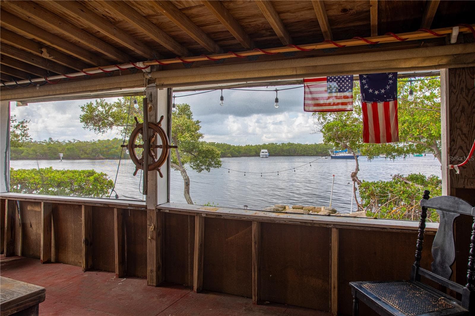 porch view - 3312 W SHELL POINT RD, RUSKIN