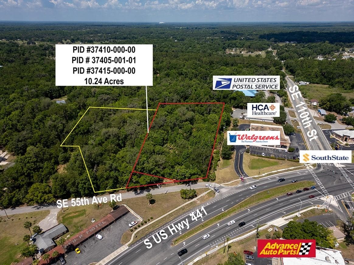 All 3 parcels for a total of 10.24 acres - 11144 SE 55TH AVENUE RD, BELLEVIEW