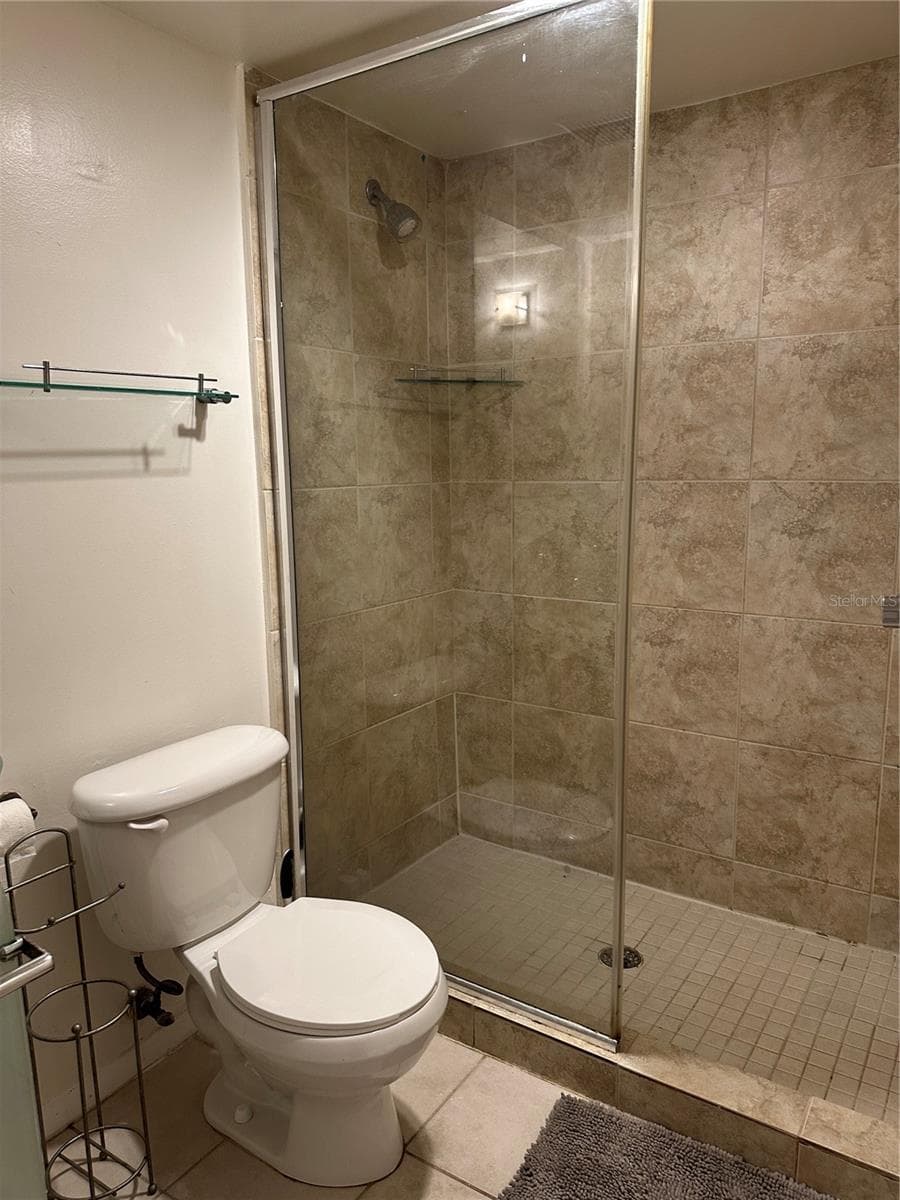 Master bath shower - 701 S MADISON AVE #410, CLEARWATER