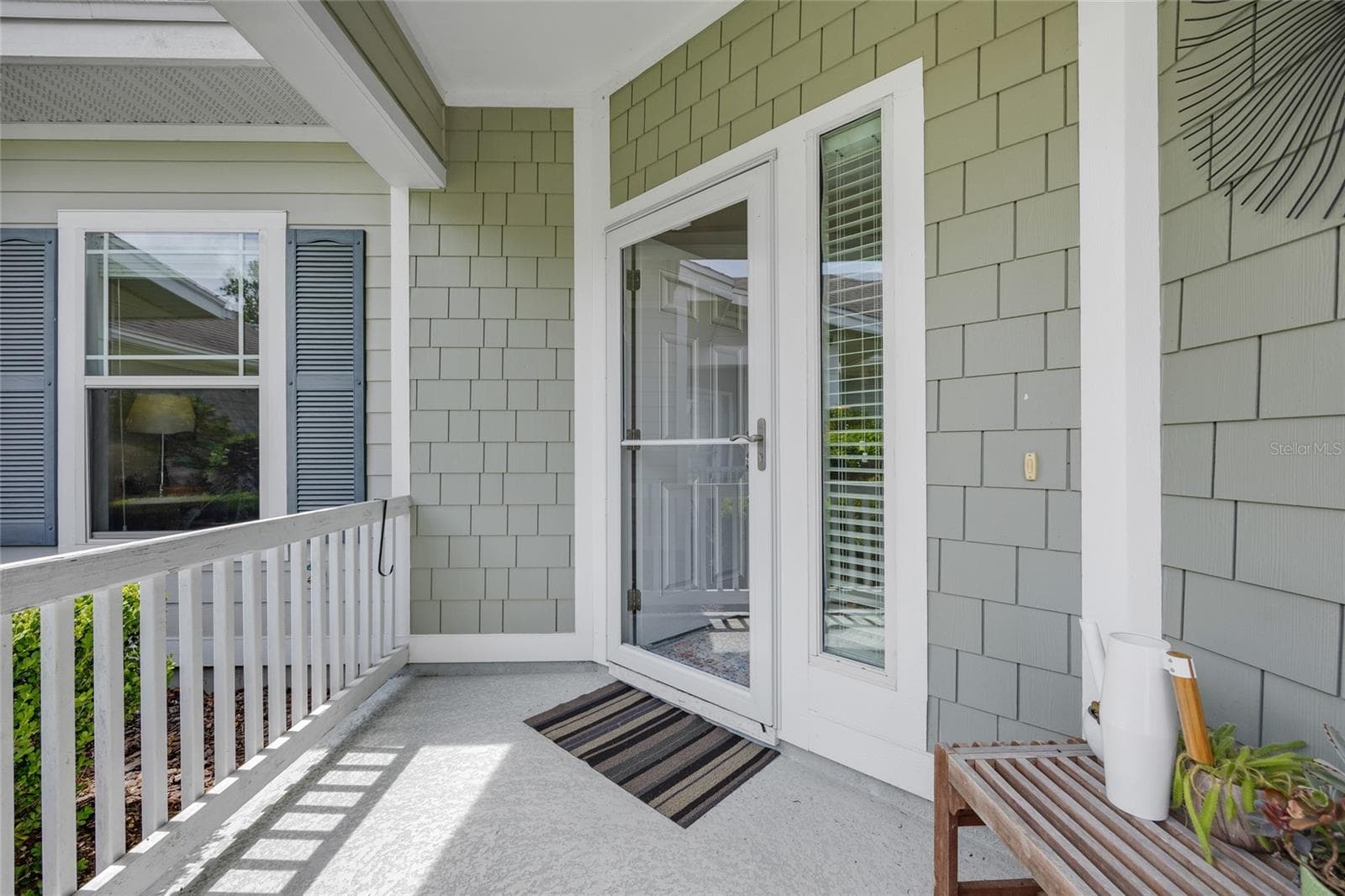 Front Porch with Full Glass Storm Door - 12656 NW 11TH PL, NEWBERRY