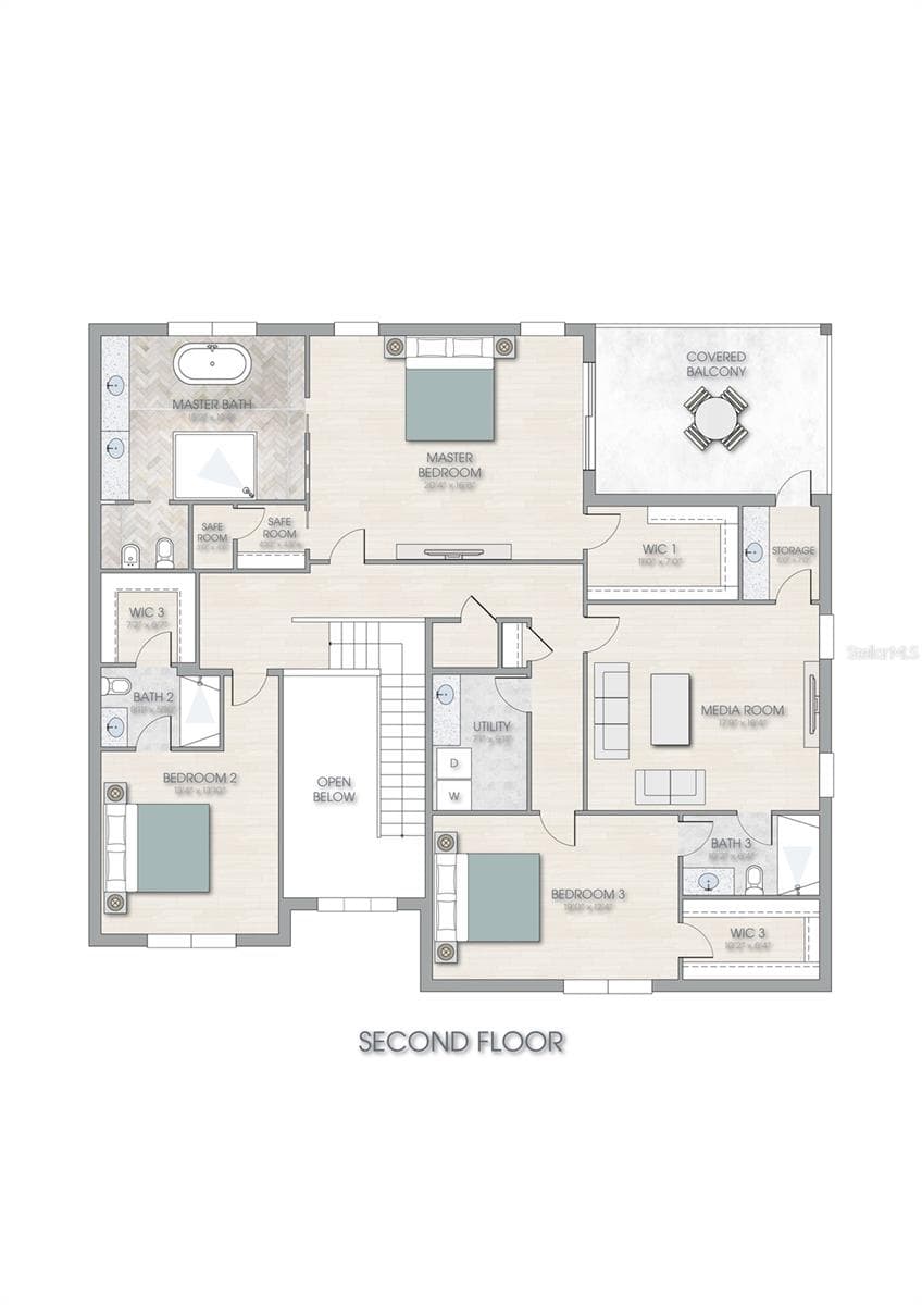 Second Floor - 3420 CHANNELSIDE CT, SAFETY HARBOR