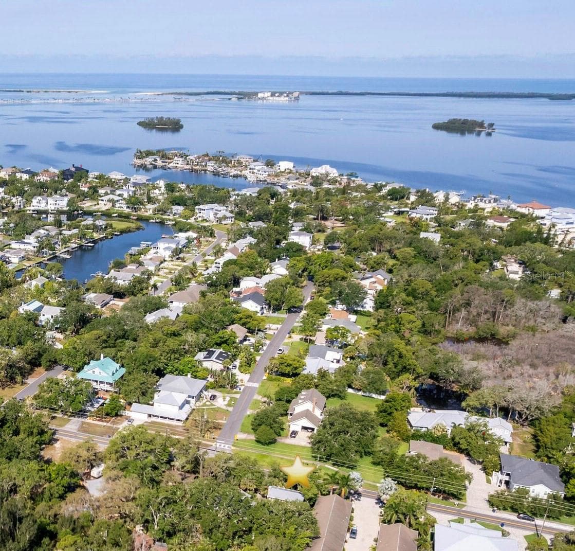 Aerial view - Note: Star - 272 ORANGE ST #A-B, PALM HARBOR