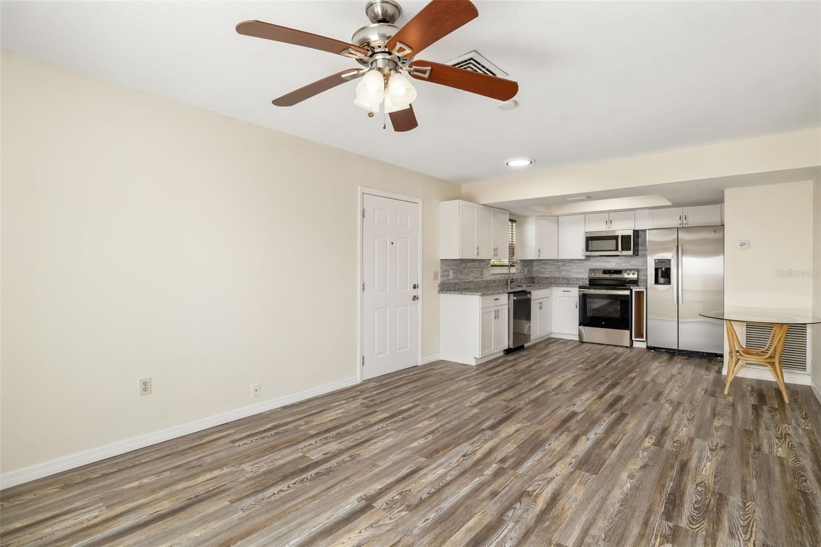 Living Area – Alternate ViewBright and open living space offering flexibility for furniture placement and design. - 2513 AVENUE B #B, BRADENTON BEACH