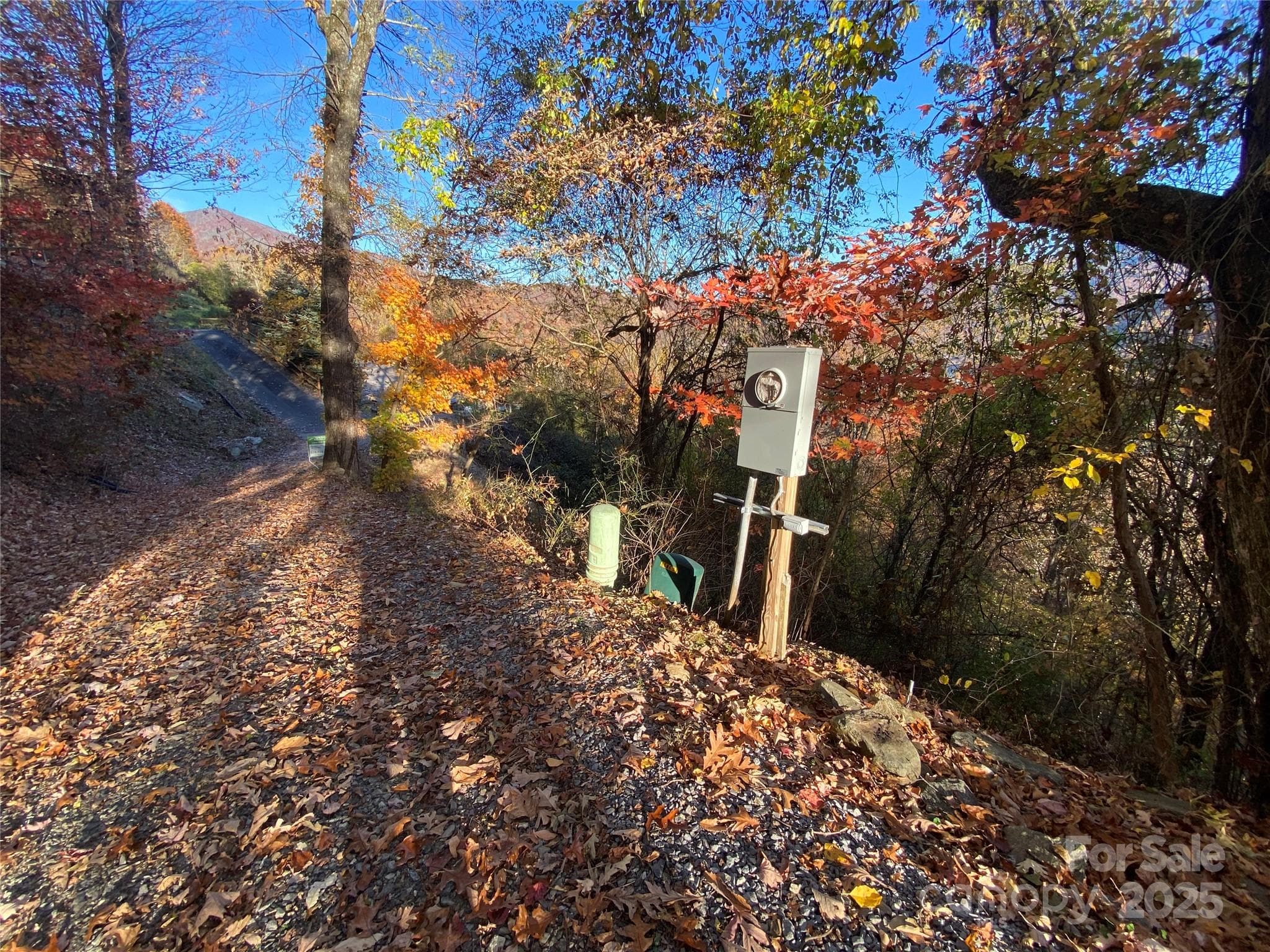 Electric temporary pole - 40 Cougar Lane, Maggie Valley