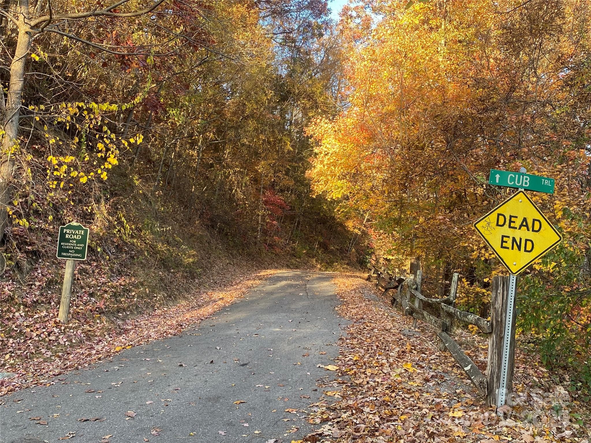 Pass this sign area - 40 Cougar Lane, Maggie Valley