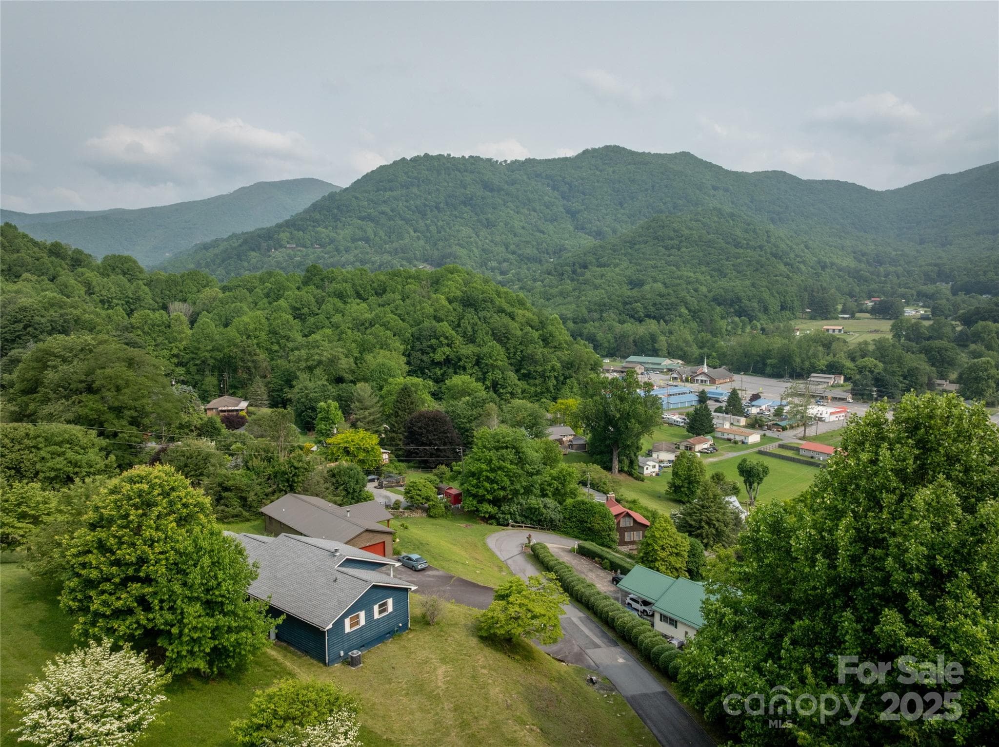 View from Across the Valley up to Soco Gap - 40 Cougar Lane, Maggie Valley