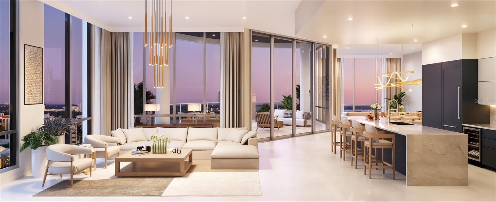 Living Room - 290 COCOANUT AVE #601, SARASOTA
