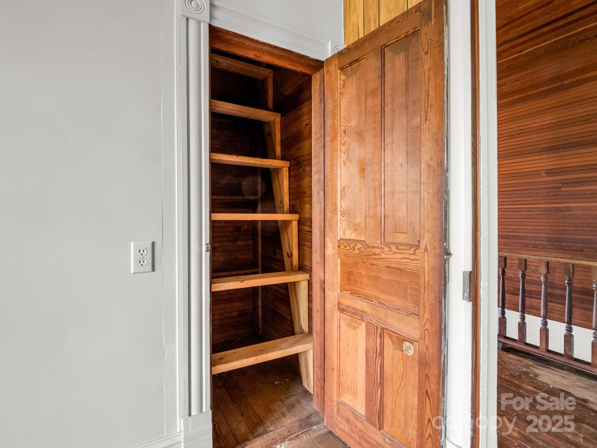 Stairs to attic - Lake Lure
