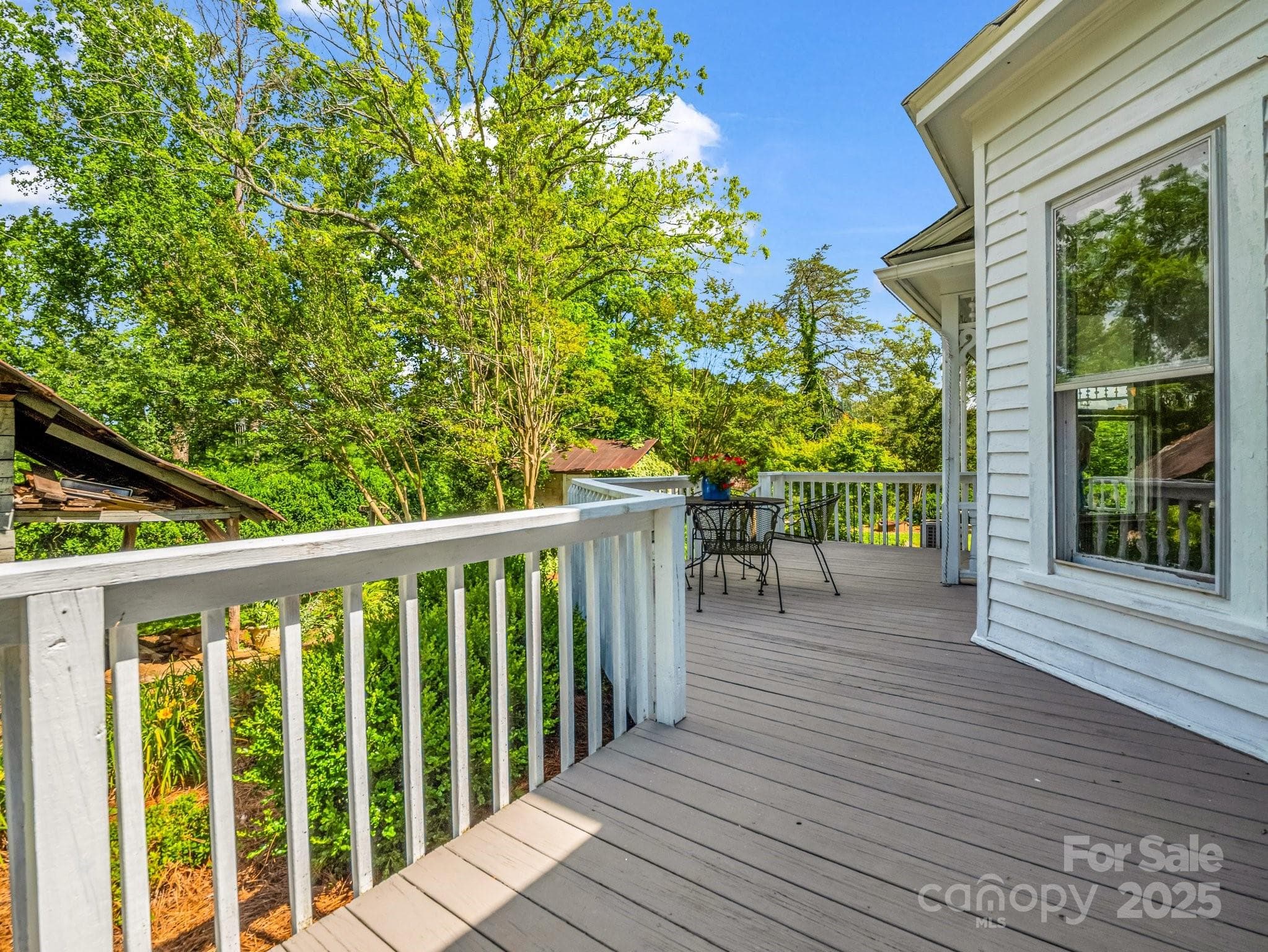 Kitchen side of deck - Lake Lure