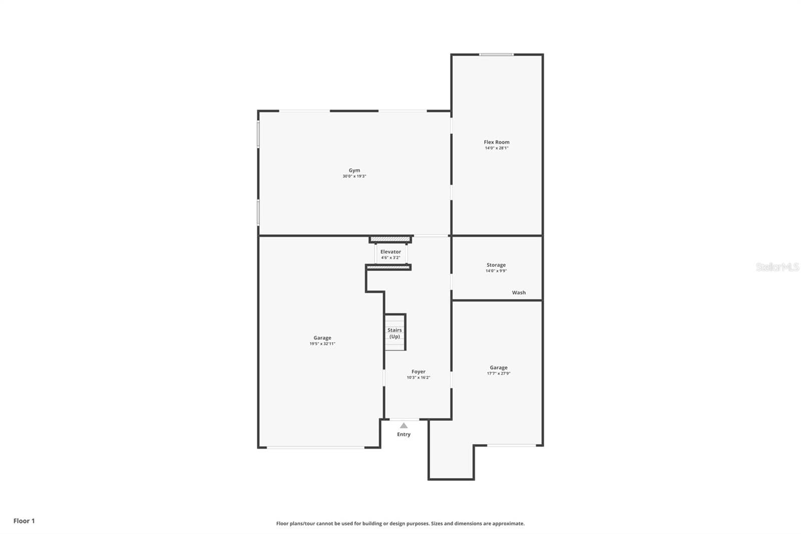 Floor Plan with approximate dimensions - 131 FOREST HILLS DR, REDINGTON SHORES