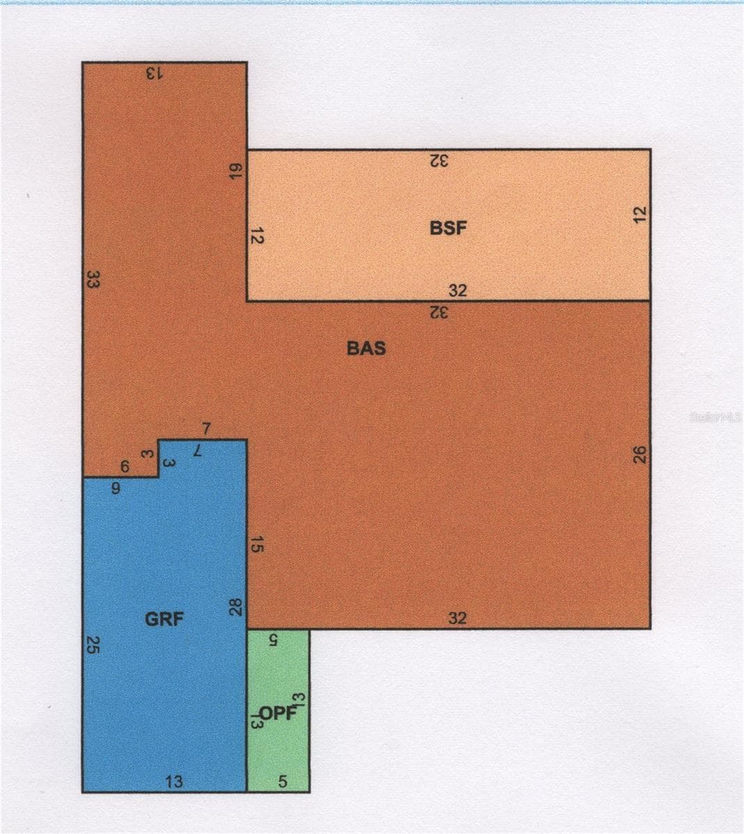 Foot Print - 8665 MOCKINGBIRD LN, SEMINOLE