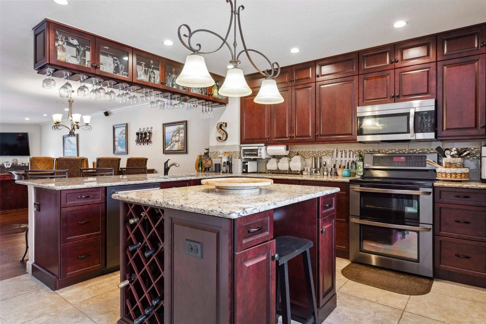Kitchen with Sellers' Items - 459 HAVEN POINT DR, TREASURE ISLAND