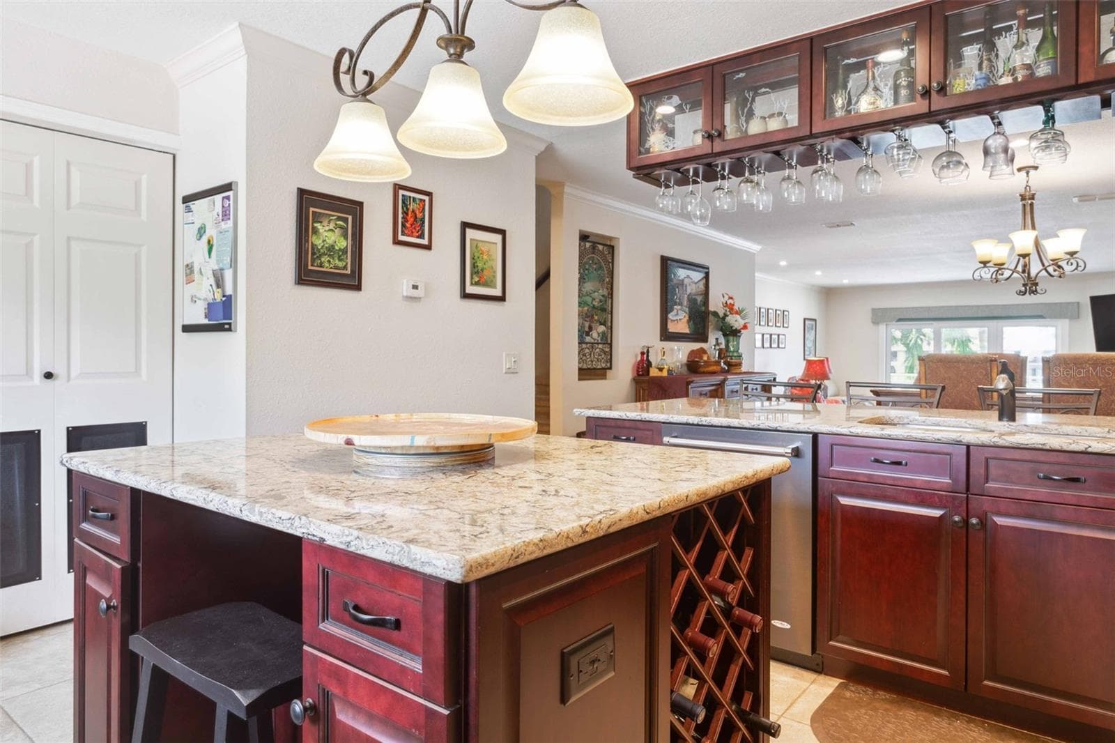 Kitchen with Sellers' Items - 459 HAVEN POINT DR, TREASURE ISLAND