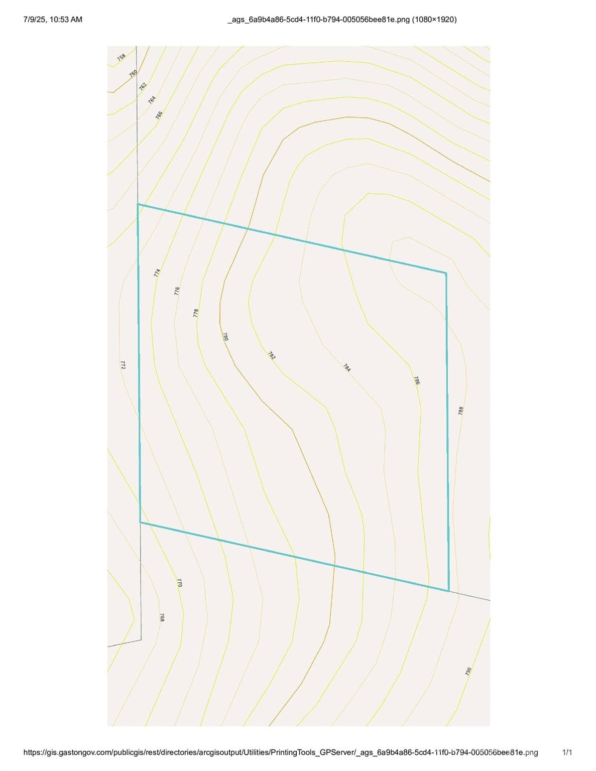 Topography - 00 Marve Street, Gastonia