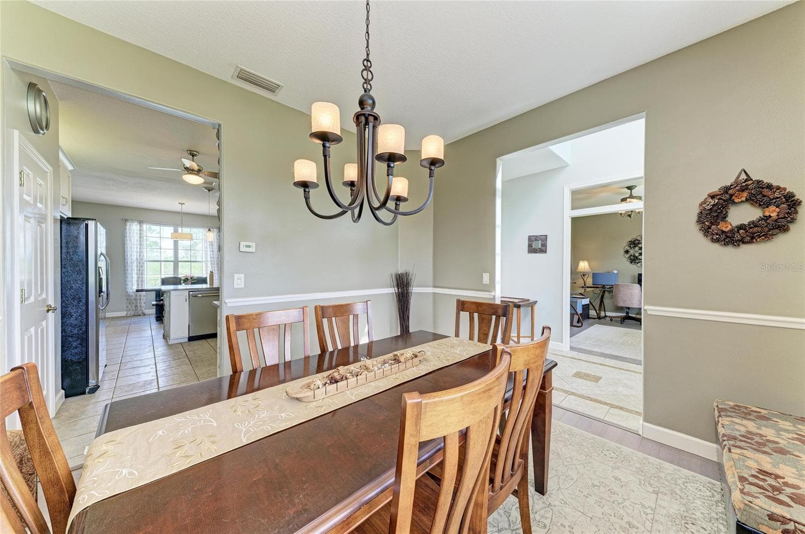 Formal Dining off Front with Kitchen access - 8331 241ST ST E, MYAKKA CITY