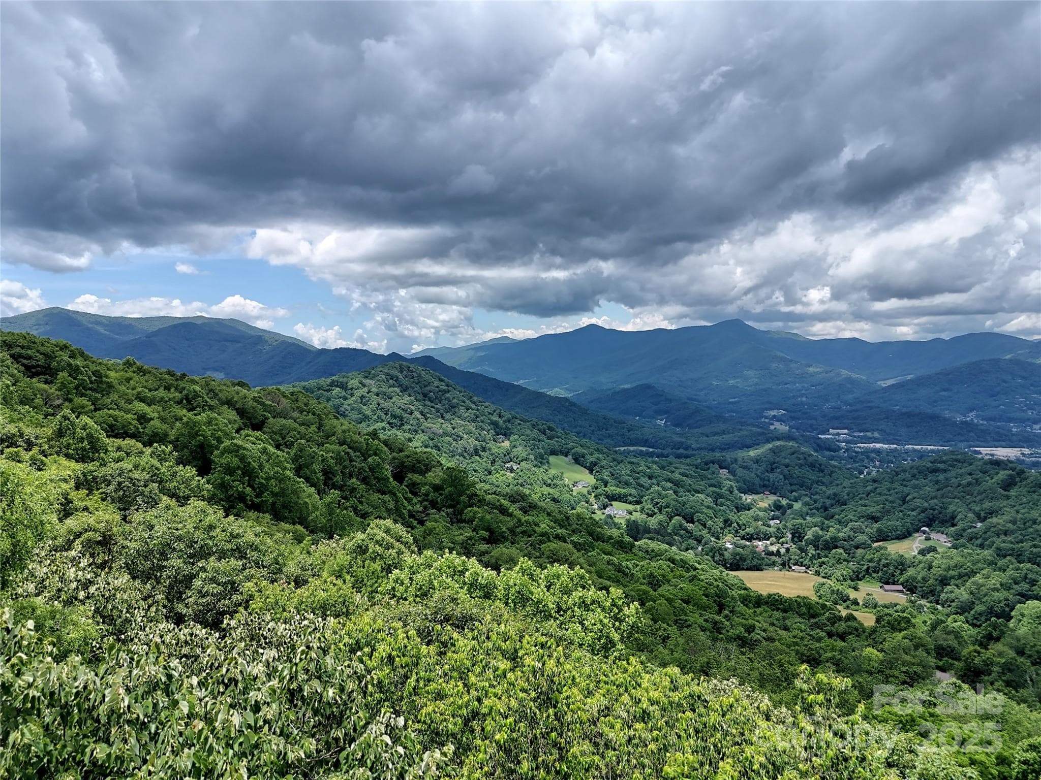Top portion center of Property Facing Left (potential view with tree clearing) - Waynesville