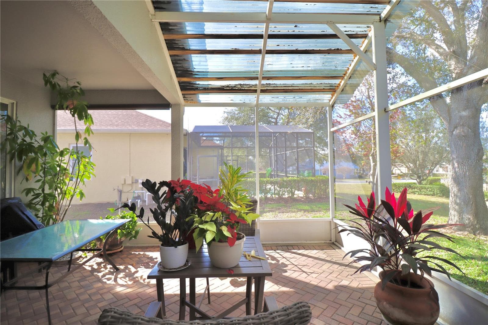 extended porch - 119 CRESCENT MOON DR, GROVELAND