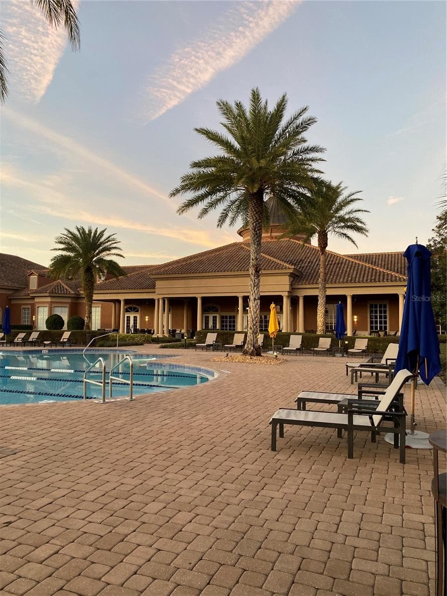 Clubhouse pool - 119 CRESCENT MOON DR, GROVELAND