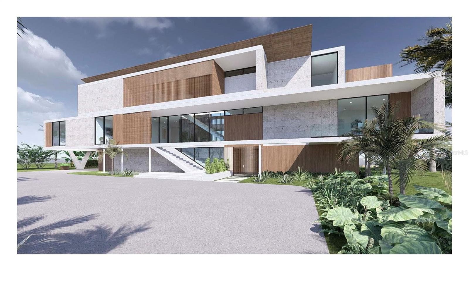 Rendering of potential new build - 603 INDIAN BEACH LN, SARASOTA