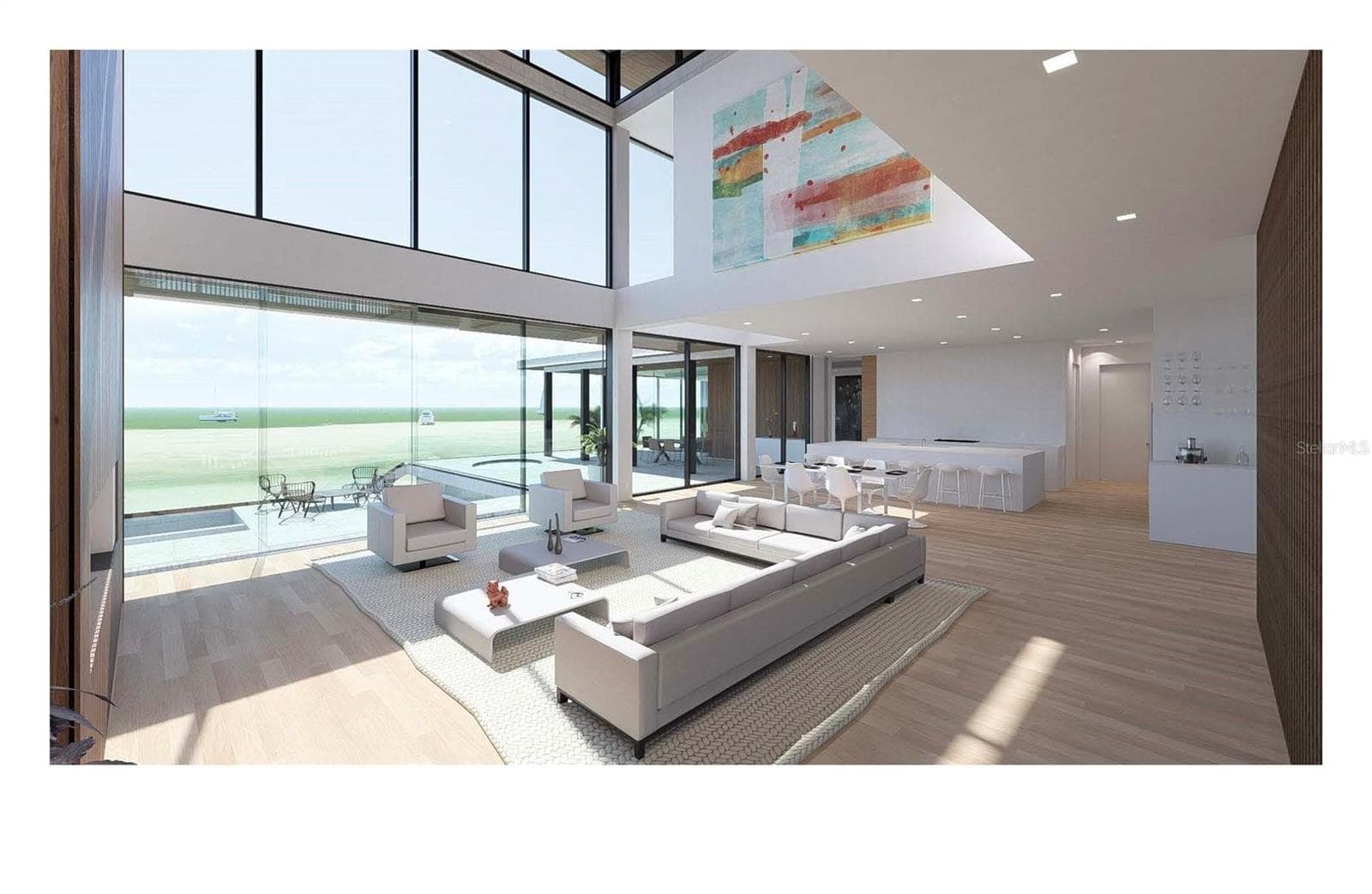 Rendering of potential new build - 603 INDIAN BEACH LN, SARASOTA