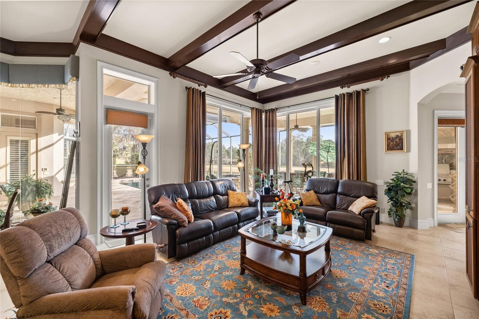 Family room - 6861 SW 179TH AVENUE RD, DUNNELLON