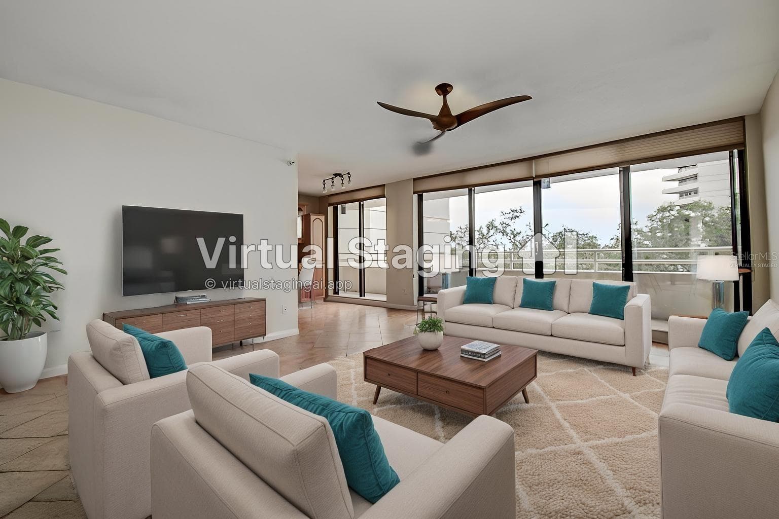 Virtually staged - 5940 PELICAN BAY PLZ S #406, GULFPORT