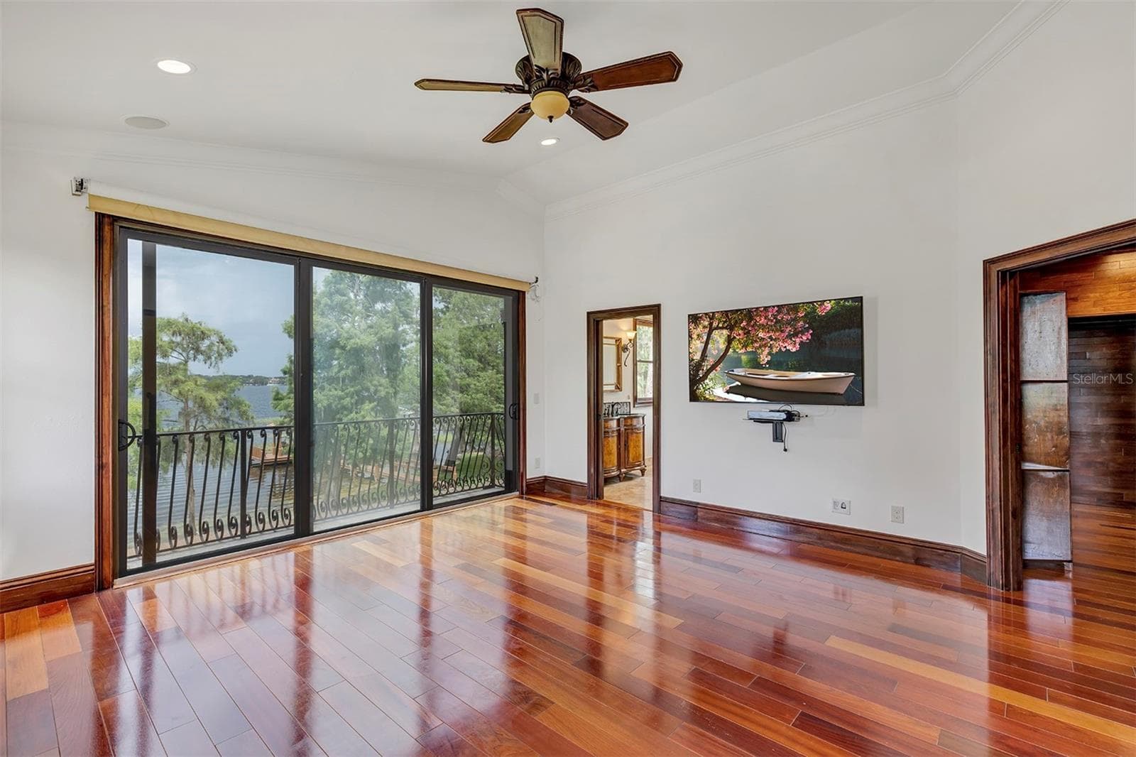 Primary Bedroom w/views of Lake Tibet - 10203 TROUT RD, ORLANDO