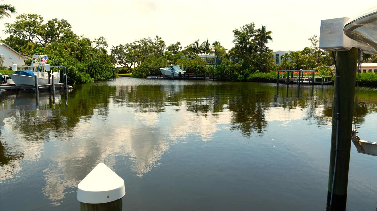 Serene view from dock - 7233 MIDNIGHT PASS RD, SARASOTA