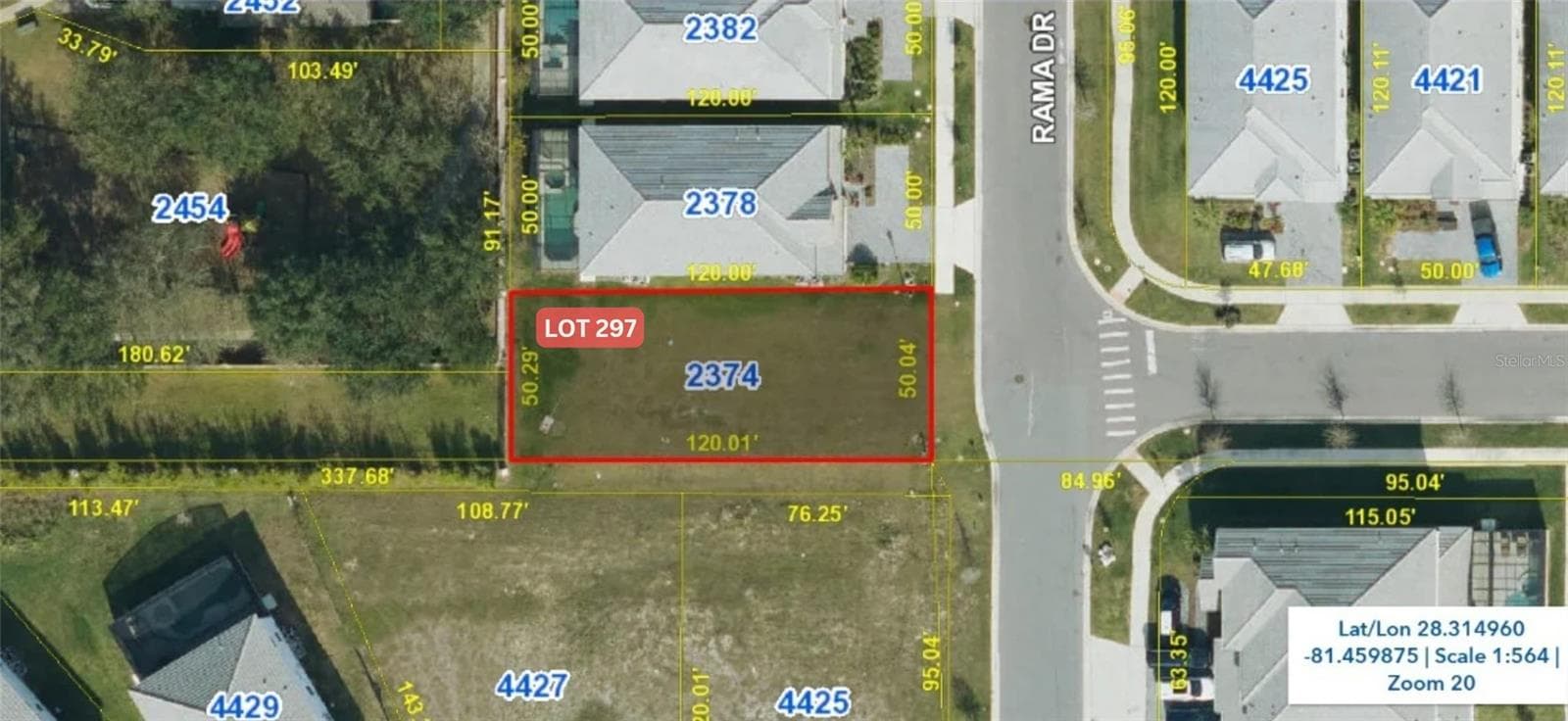 Land at 2374 RAMA DR, KISSIMMEE, photo 2 of 4