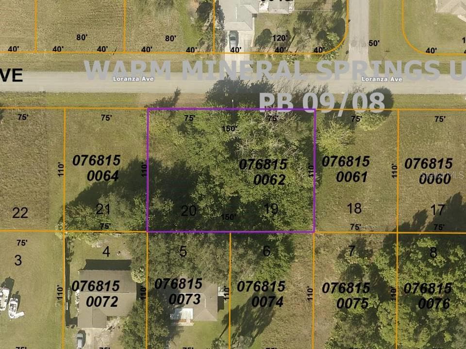LOTS 19 & 20 LORANZA AVE