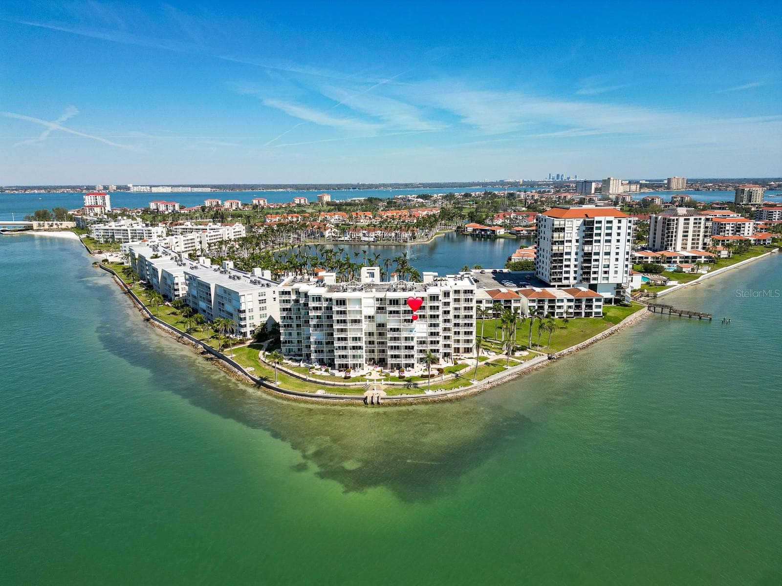 SW west water views out of three balconies. - 6105 BAHIA DEL MAR CIR #682, ST PETERSBURG