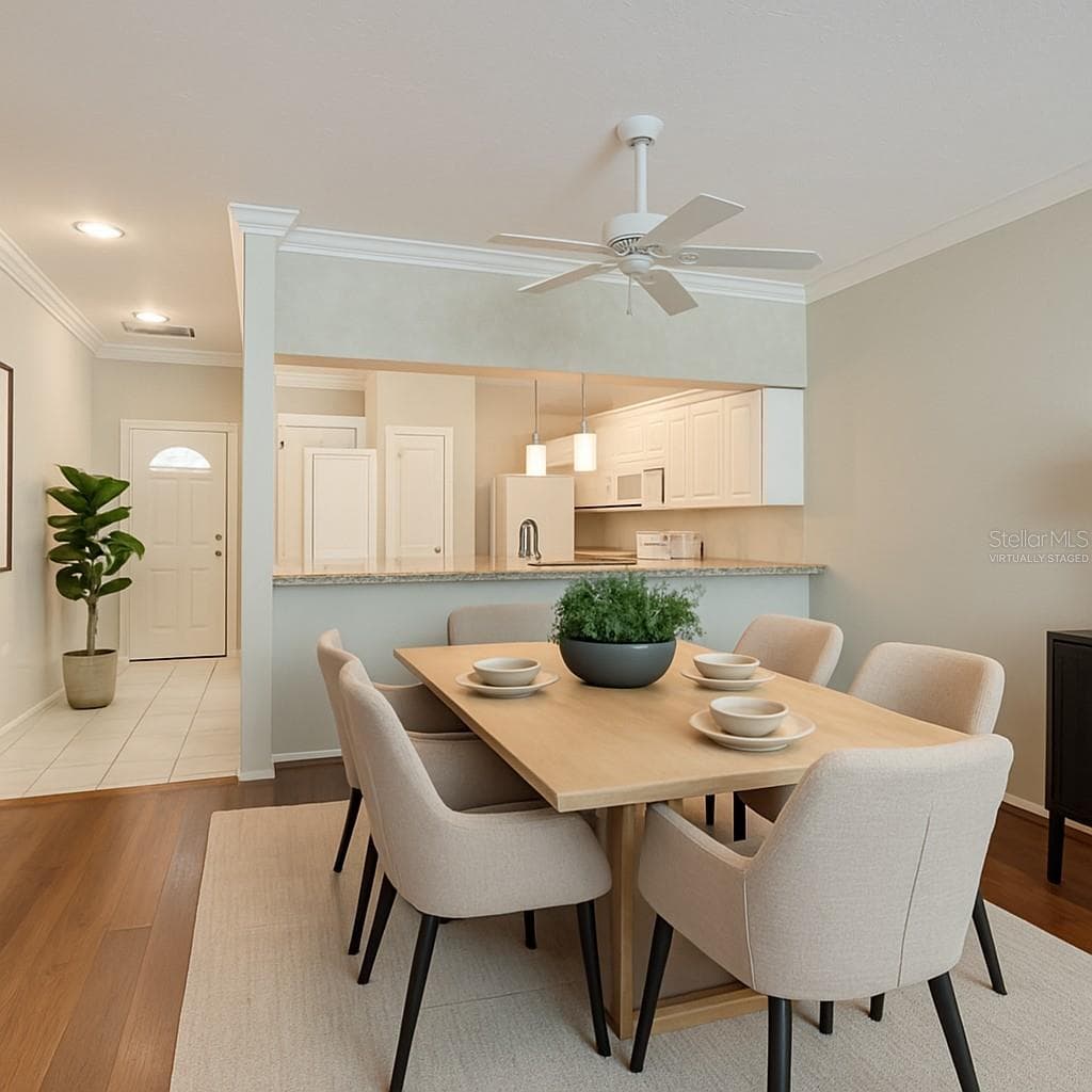 VIRTUALLY STAGED Dining Room - 6948 STONEYWALK CT, BRADENTON